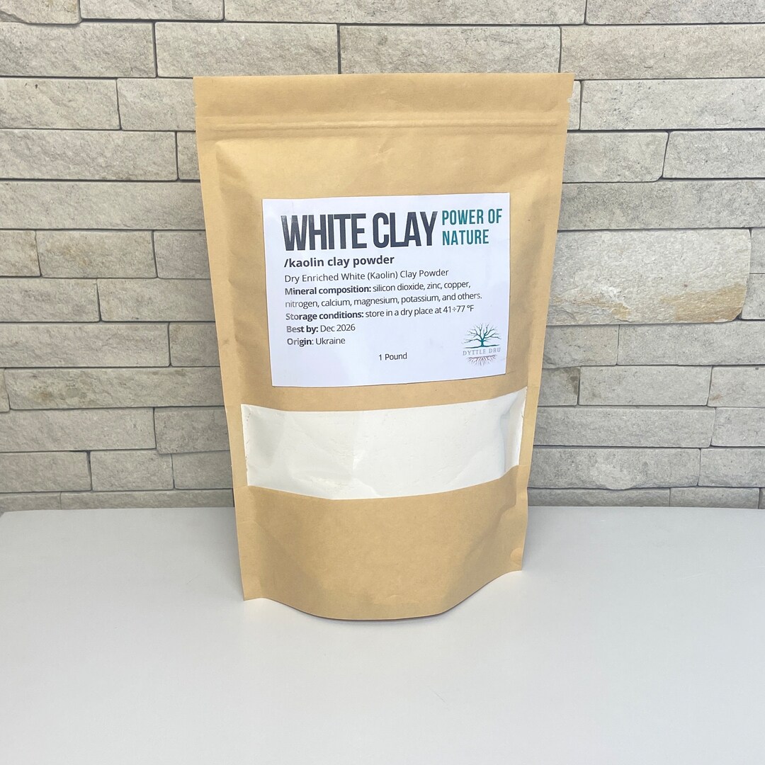thumbnail image 2 of Kaolin Clay Powder By Merlion Naturals | Kaolinite | 227gm 2 of 10