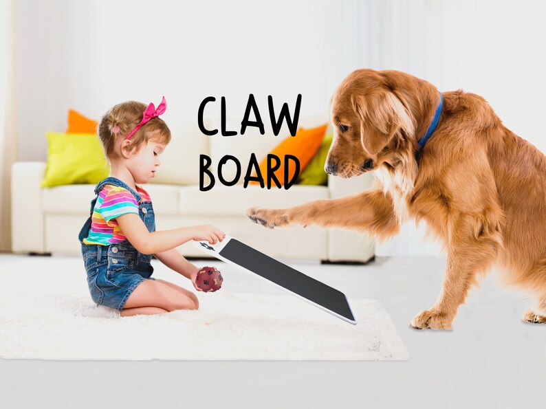 Doublesided Nail Grinding Board for Dogs Dog Nail Scratchpad Size 10.7x7.4 Inches 27cm X 19cm