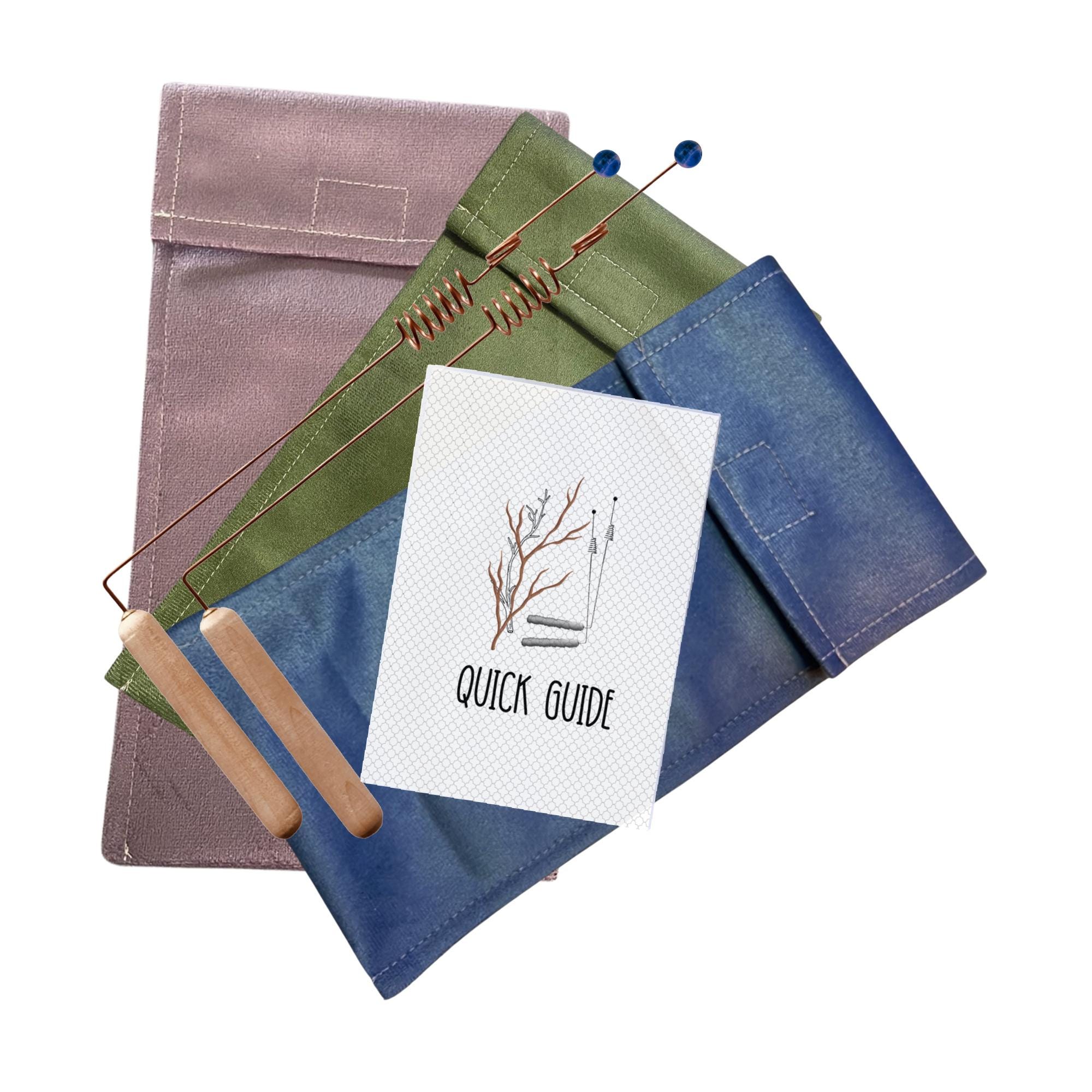 Kit Radiesthésie en Cuivre - 2 Baguettes de Sourcier avec Pendule Quartz, Quartz naturel, poignées rotatives, tapis de radiesthésie et pochette pour divination, débutants et praticiens Kit Radiesthésie en Cuivre - 2 Baguettes de Sourcier avec Pendule Quartz, Quartz naturel, poignées rotatives, tapis de radiesthésie et pochette pour divination, débutants et praticiens