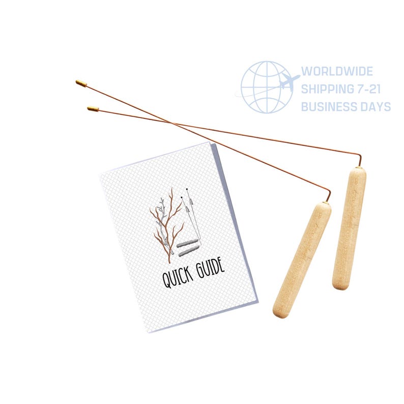 2 Copper Dowsing Rods | Pair of Divining Rods | Portable Dowser Rods ...