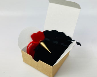 Solid Brass Dowsing Pendulum - Best Conical Pendulum - YES/NO Answerer - Amazing Healing Dowsing pendant - Handmade Cone Metal Pendulum