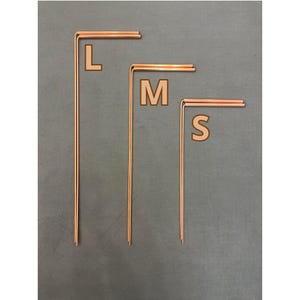 Dowsing Rods Solid Copper with Copper Handles | Divining Rods for Dowsing