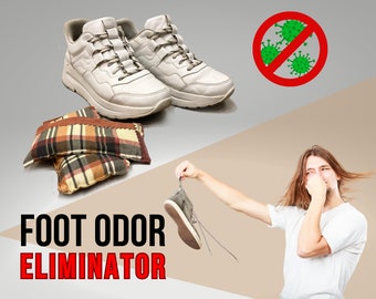 NATURAL SHOE FRESHENER | Shoe Deodorizer Natural | Zeolite Sachets Bags | Odor Eliminator for Shoes, Lockers, Closets