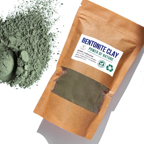 Pure Bentonite Clay, 30–200g Natural Powder