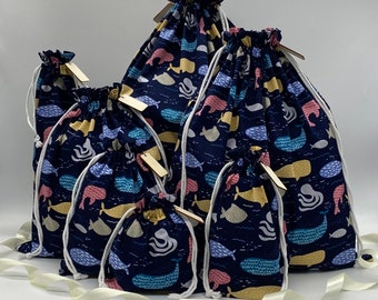 Marine Magic - Cotton Drawstring Bags