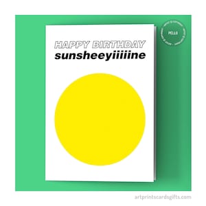 Oasis birthday card - Sunsheeyiine - Liam Gallagher card - Noel Gallagher card - Card for 90s music fan - Rock n Roll card