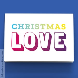 Christmas Love Card