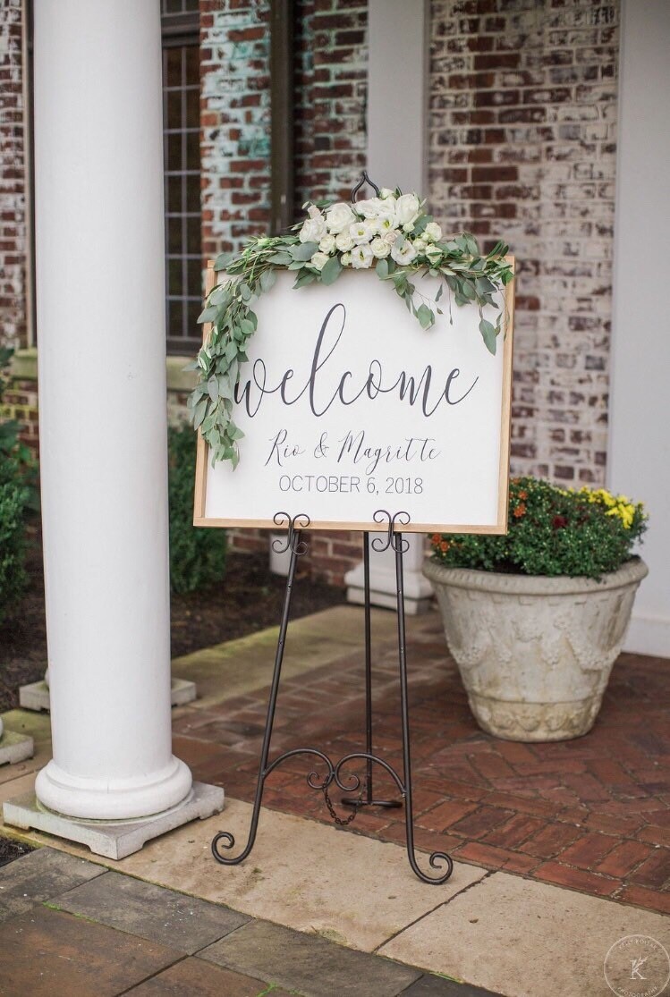 Wedding Sign Large Wedding Sign Custom Etsy