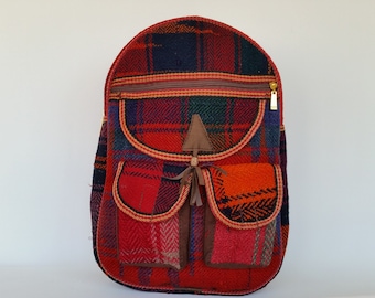 Bohemian Backpack Ethnic Turkish Red Green White Tapestry Shoulder Bag Tassels Tassel Backpack Bags & Handbags for Women for sale | eBay main image 2