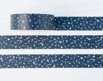 Black, Pink, Yellow, White Washi Tape | Little Party Os Cute Decorative Paper Tape / Masking Tape