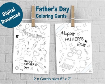 Sloth Coloring Father's Day Card INSTANT DOWNLOAD Cute - Etsy