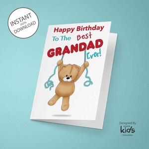 Carte d’anniversaire Grand-père