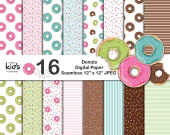 Donuts digitales Papier