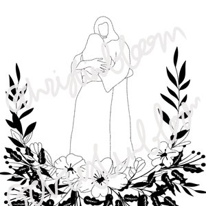 Images of Christ Coloring Book