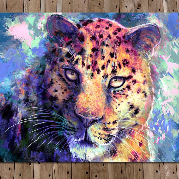 Colorful Animal Art Etsy