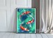 Koi Fish Print - Koi Carp Art Painting - Japanese Zen Artwork - Vibrant Aquatic Print 