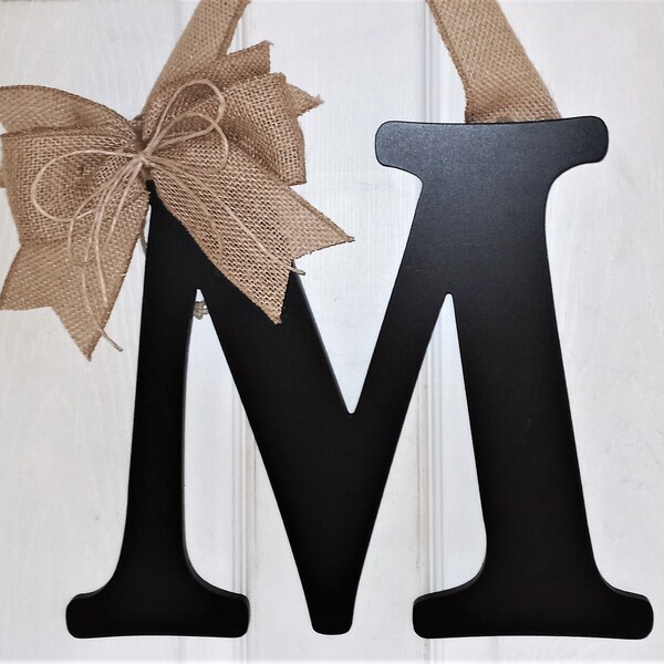 Initial Door Hanger Etsy