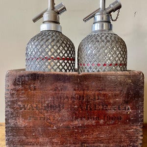 Antica scatola di legno per cioccolato Walter Baker & Co.