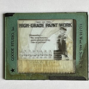 Antique Dutch Boy Advertising Slide