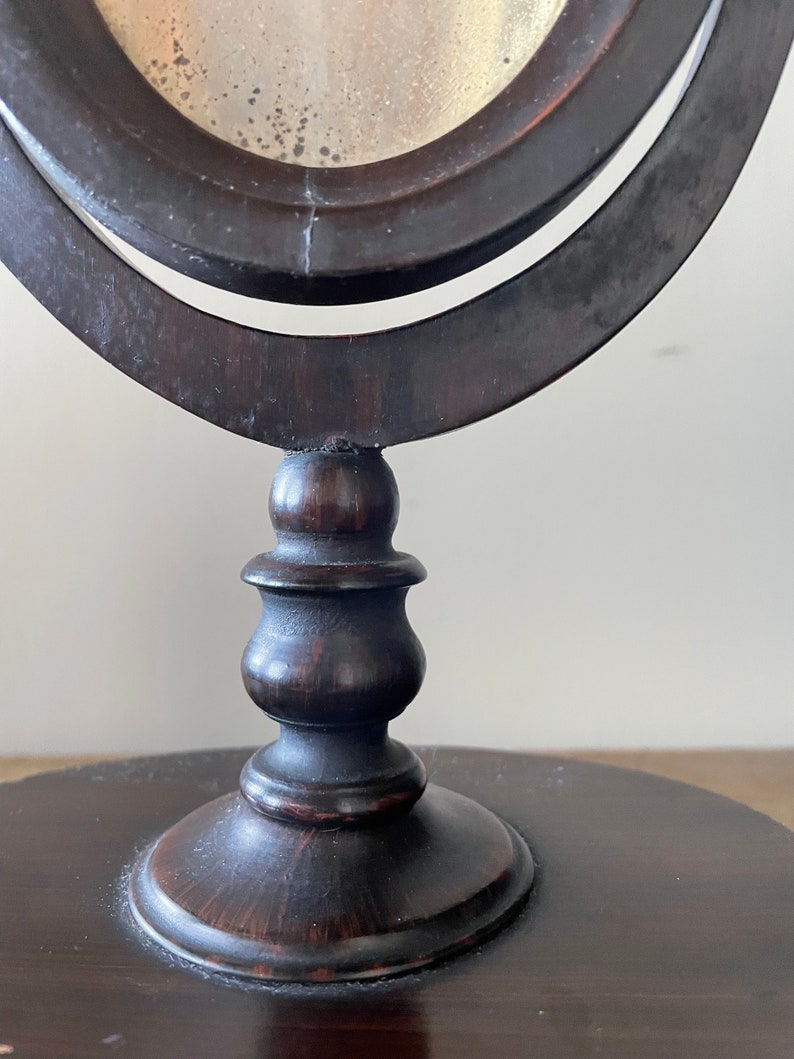 Antique Gentlemans Shaving Mirror Salesmans Sample Etsy