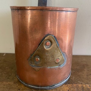 Antique Copper Measure Scoop Ladle
