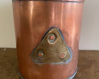 Antique Copper Measure Scoop Ladle