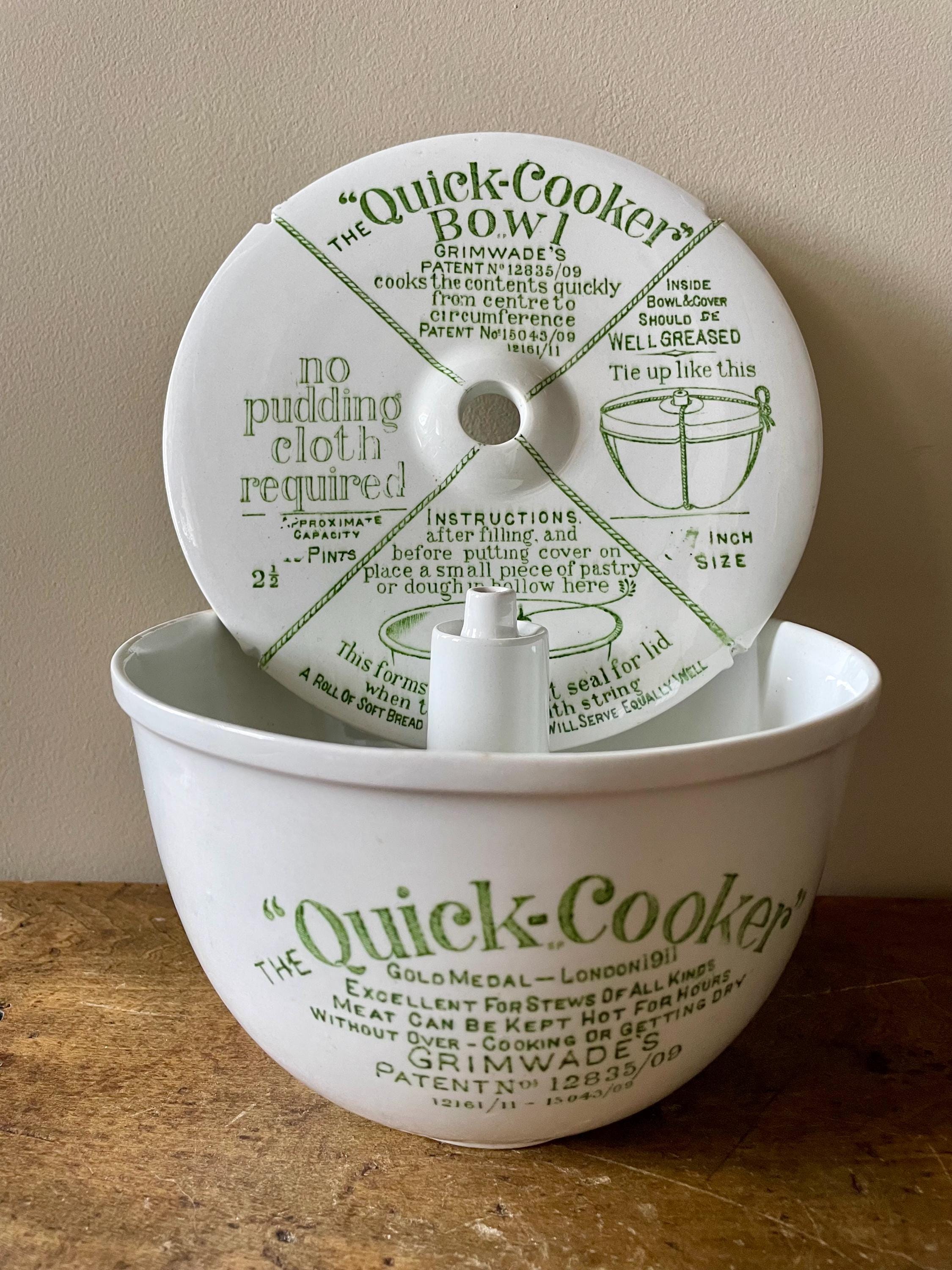\"Quick-Cooker\"Bowl イギリスアンティーク Quick-Cooker Bowl イギリスアンティーク