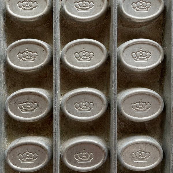 RESERVED***Antique Crown Chocolate Mould