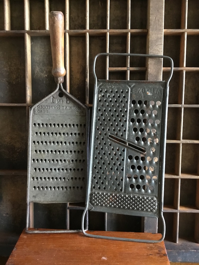 Collection 7 Antique Nutmeg Graters
