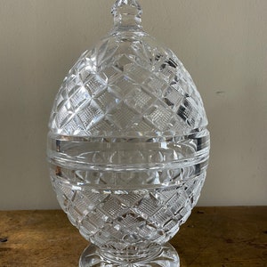 Ltd Edition Waterford Crystal Signed Numbered Ormonde Bonbonniere
