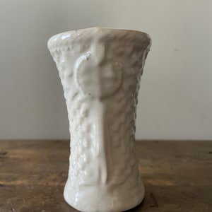 "McCoy Korbgeflecht weiße Vase 5 ""