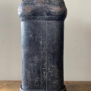 Étui pour jumelles en cuir militaire antique