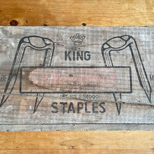 King Staples Rigid-Hed Crate