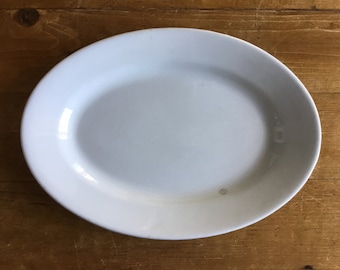 Antique Ironstone Oval Plate J & G Meakin