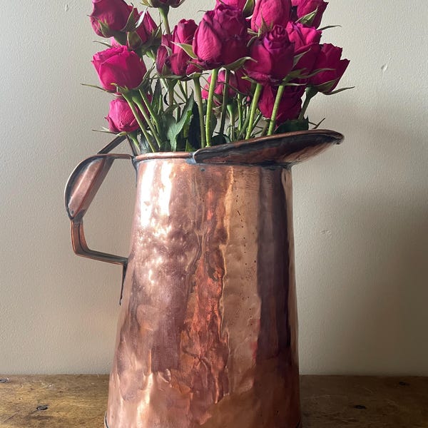 Antique 1 Gallon Copper Pitcher