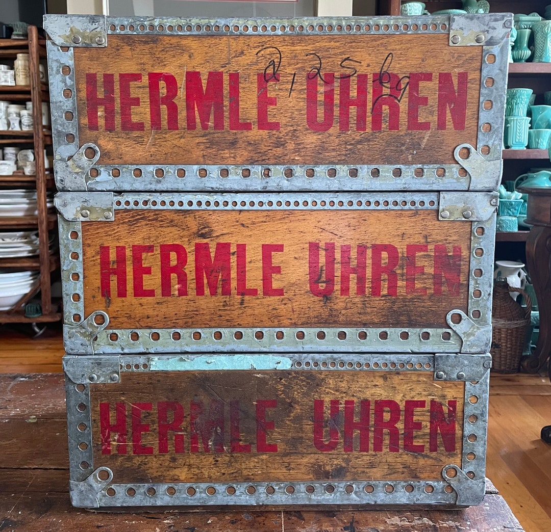 Vintage Wood Storage Crates Etsy