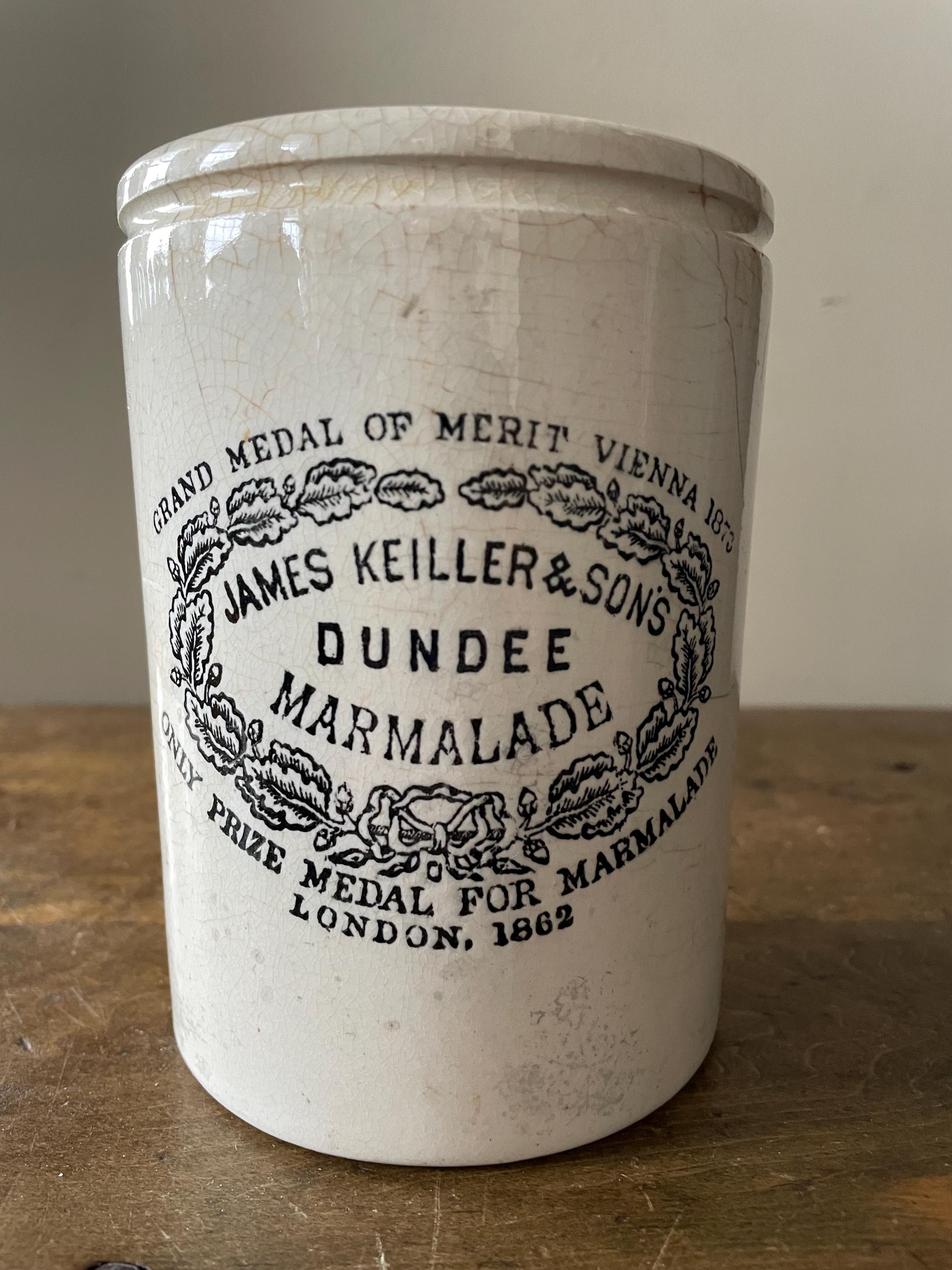 James Keiller 2 Pound Marmalade Pot Jar