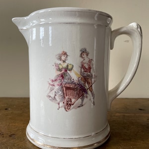 Antique Ironstone Milk Pitcher