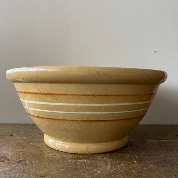 Antique Yellow Ware Bowls Etsy