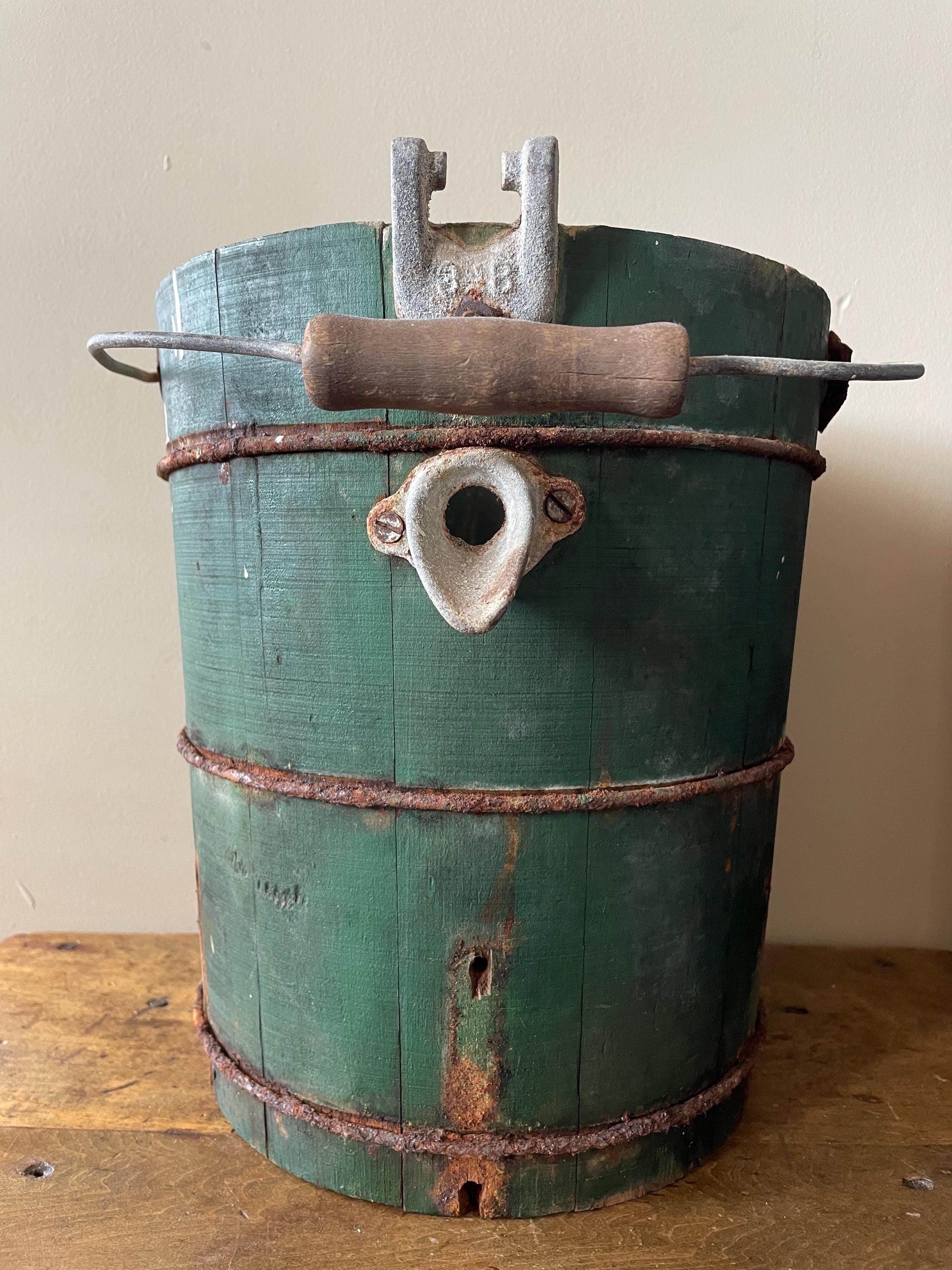Antique wood bucket - Etsy 日本