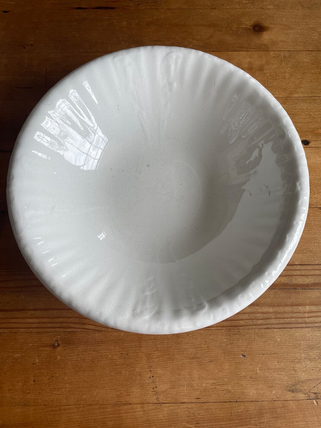 Antique Ironstone Bowl - Etsy
