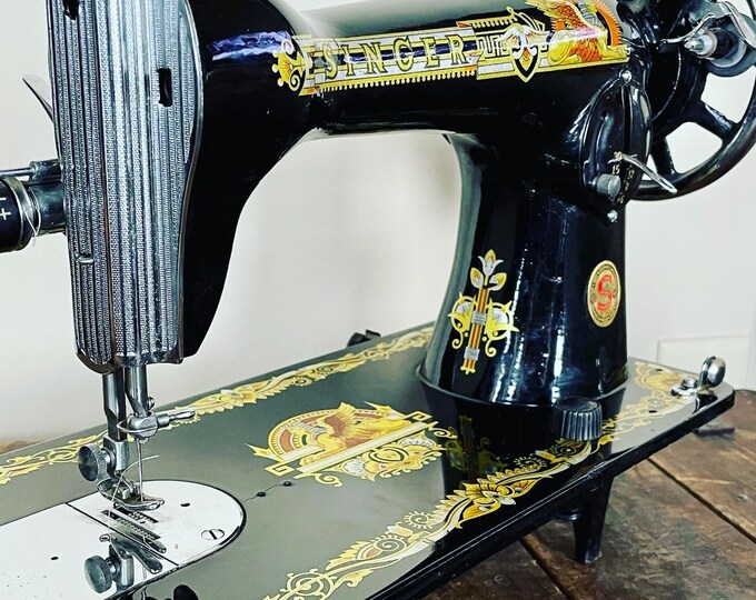 Vintage Singer Sphinx Sewing Machine Etsy