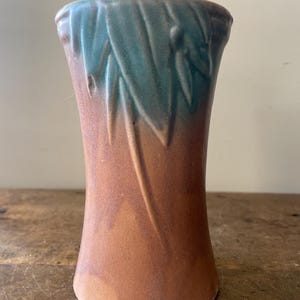 HTF McCoy 6” Vase Brown & Green