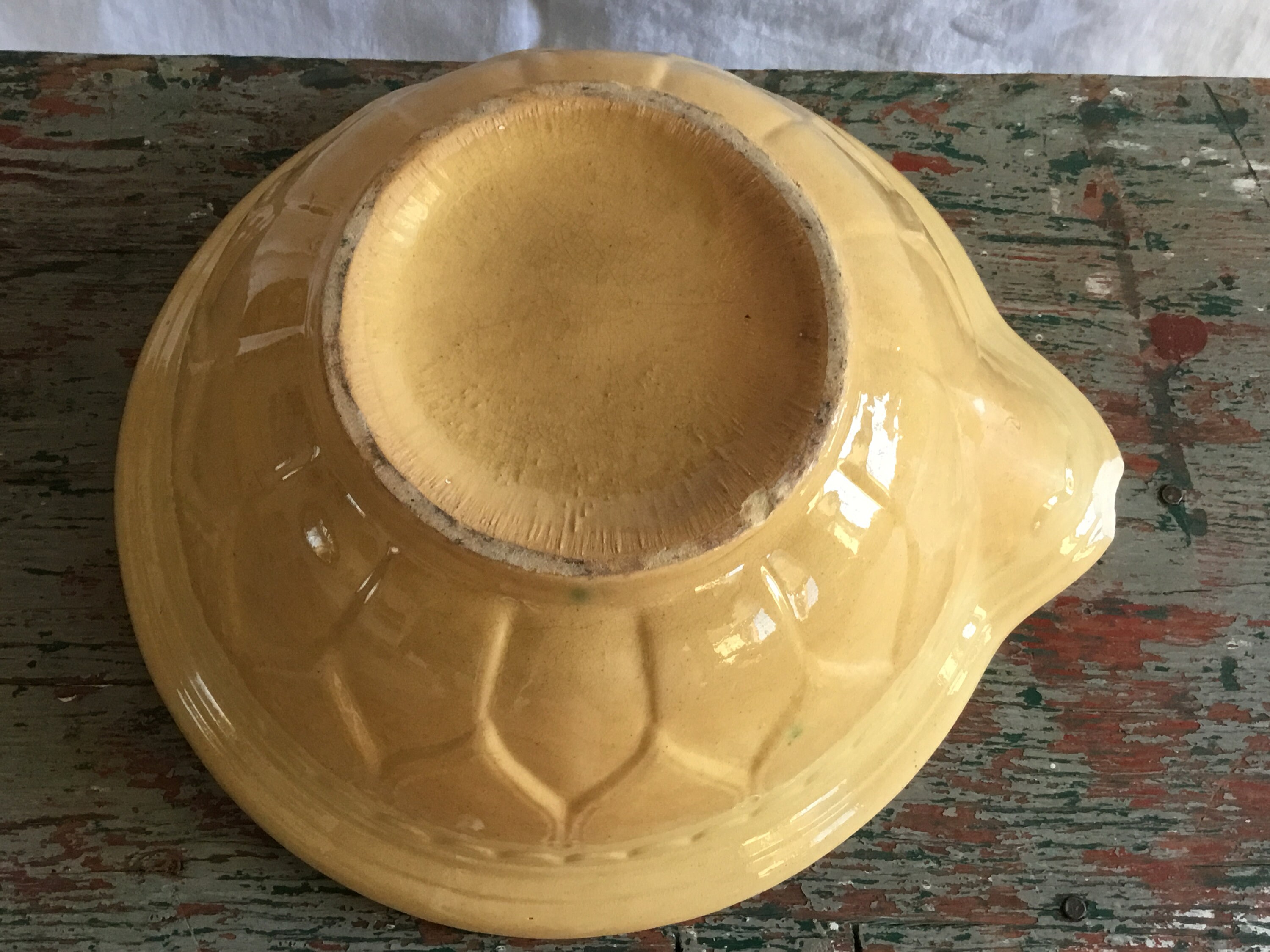 Antique Yellow Ware Batter Bowl Etsy