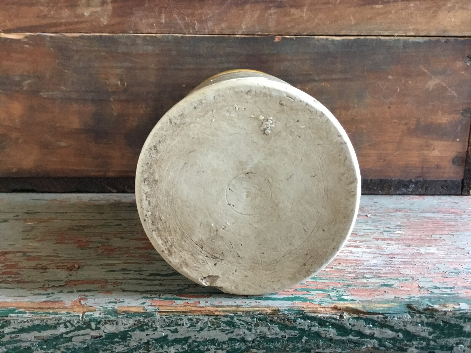 Antique Powell Bristol Stoneware Tobacco Jar Etsy