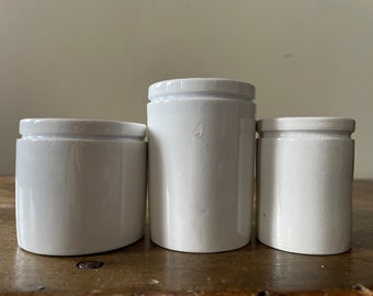 アンティークな [ 軟膏瓶 ] アンティーク フランス製 薬用軟膏容器 - Etsy 日本