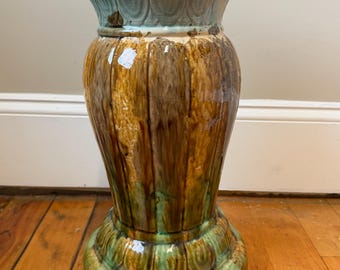 Early McCoy Pottery Pedestal Plant Stand Base