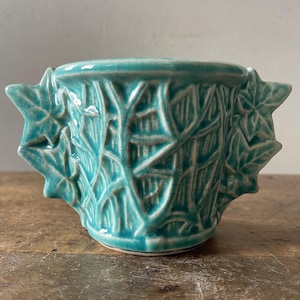 HTF McCoy Aqua Ivy Planter