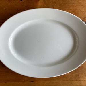 Antique Ironstone Oval Platter