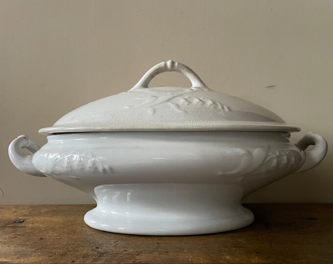 Antique Ironstone Tureen Lily of the Valley Etsy